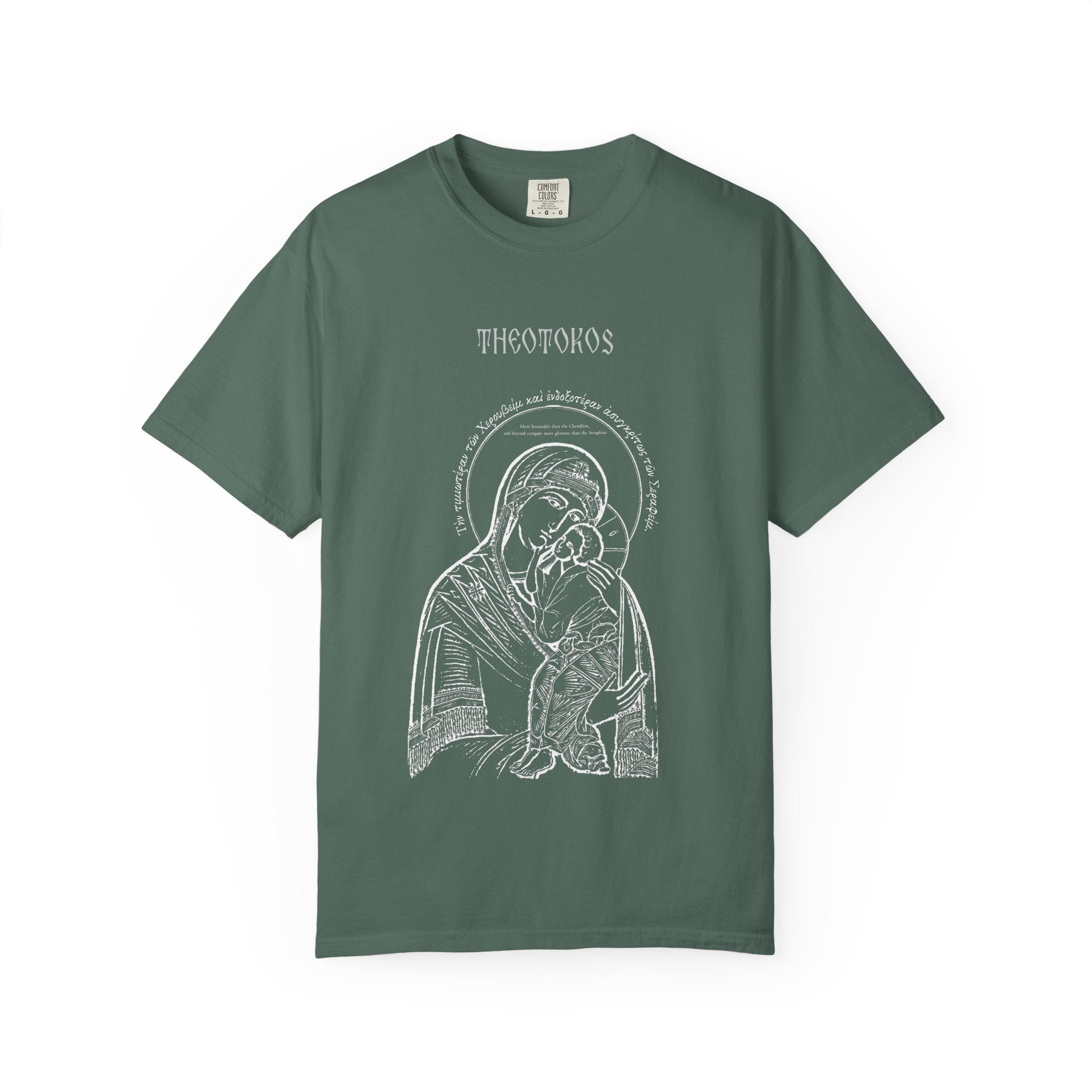 Theotokos T-Shirt — Vintage Orthodox Icon Tee