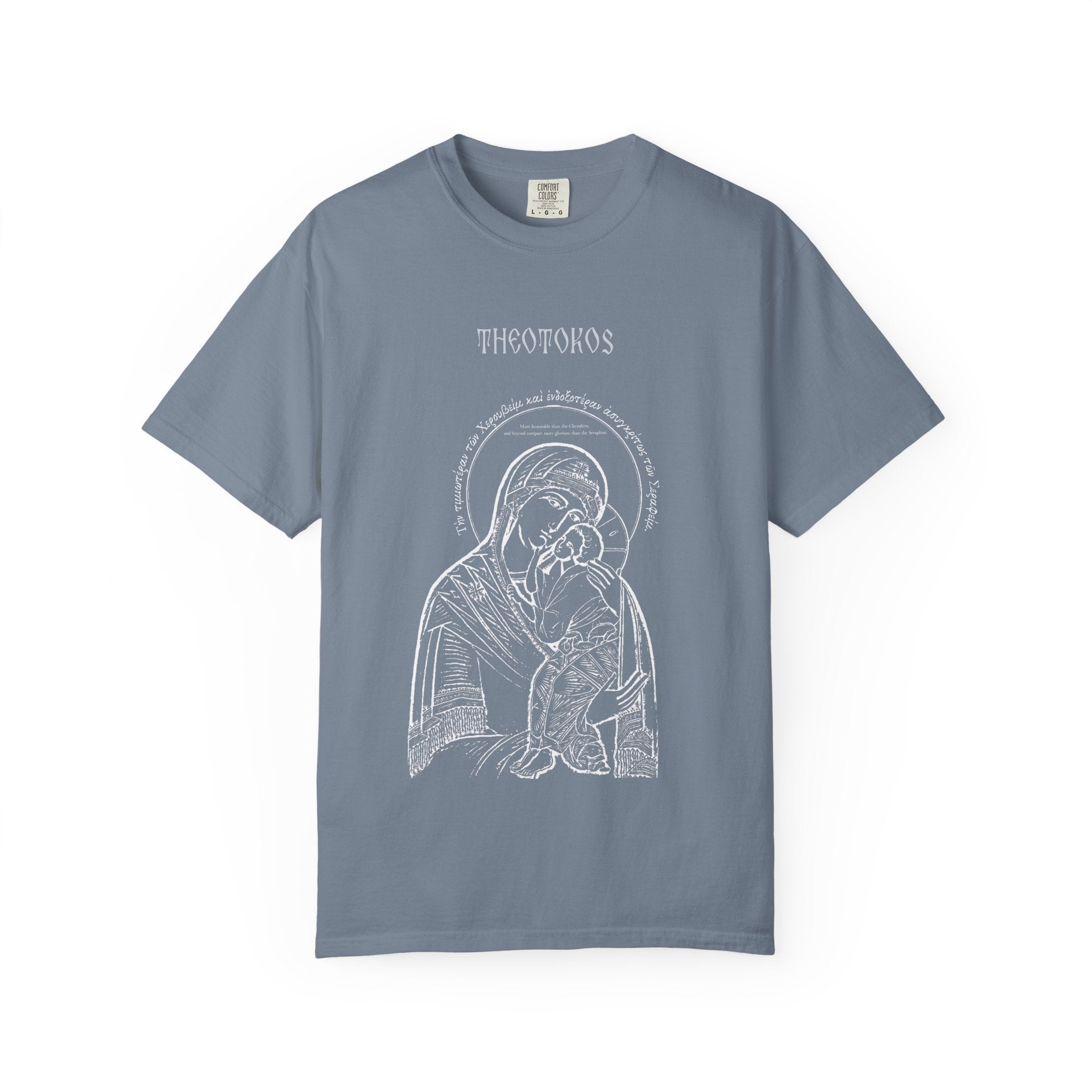 Theotokos T-Shirt — Vintage Orthodox Icon Tee