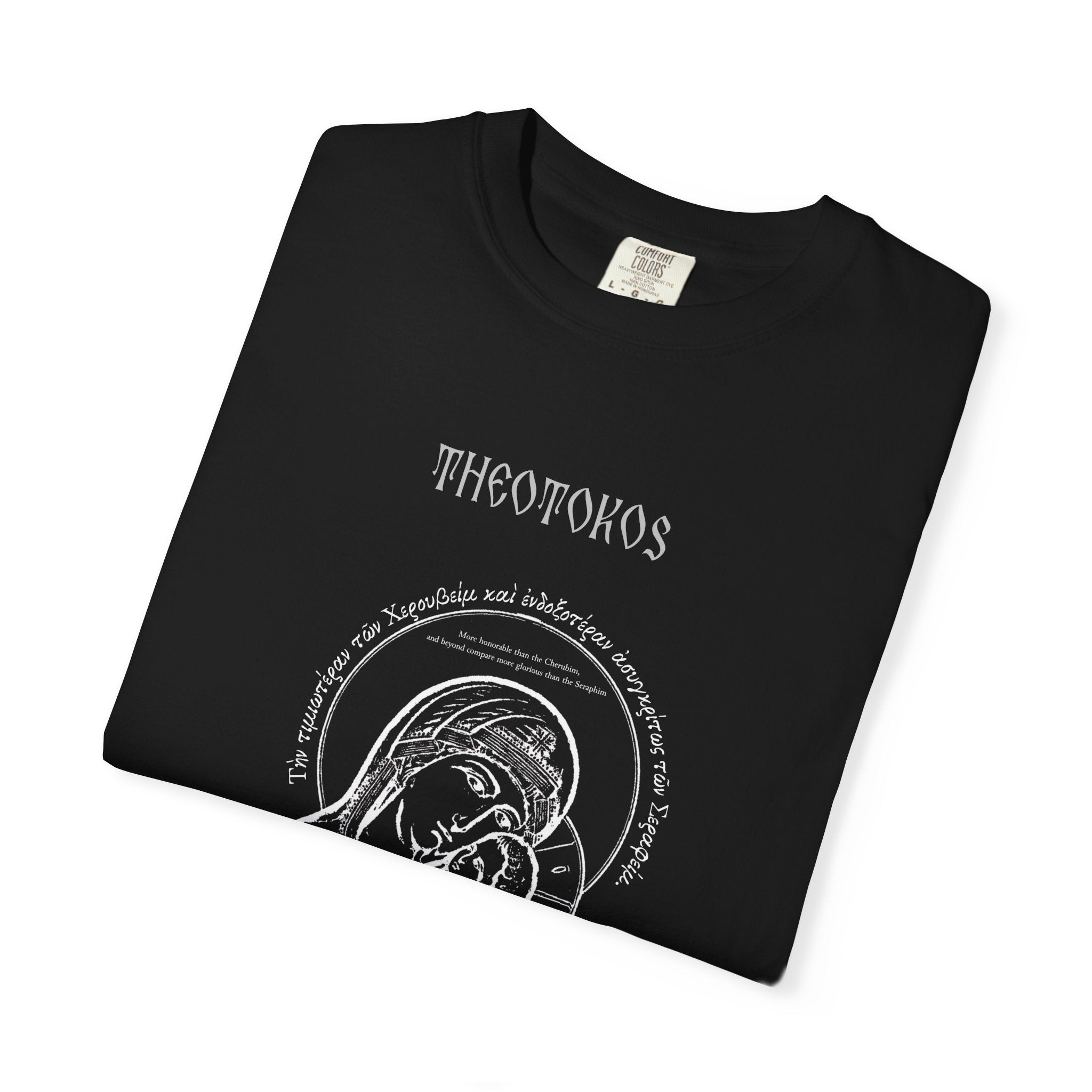 Theotokos T-Shirt — Vintage Orthodox Icon Tee