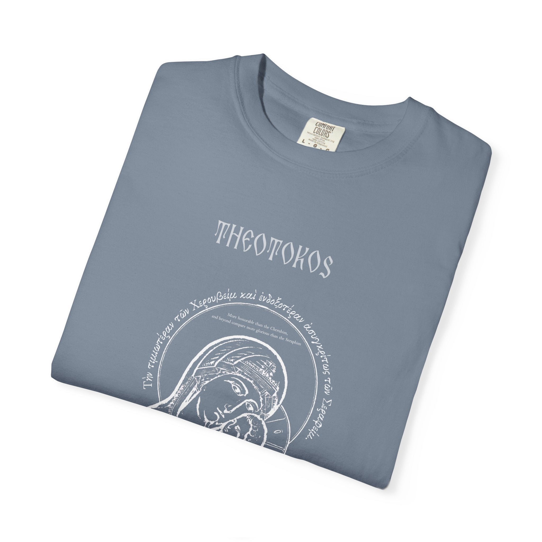 Theotokos T-Shirt — Vintage Orthodox Icon Tee